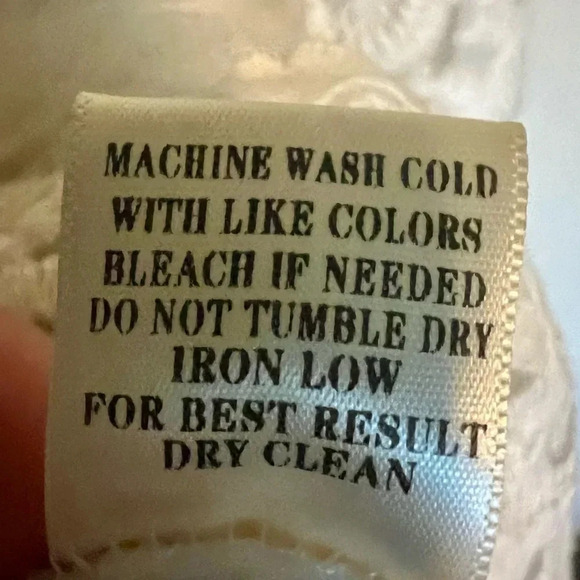 Very J White Lace Romper 3/4 Sleeves Size Large - Picture 15 of 15